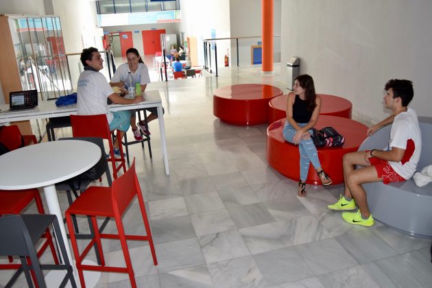 El Servicio de Deportes cambia la decoración de su hall principal - UALNEWS