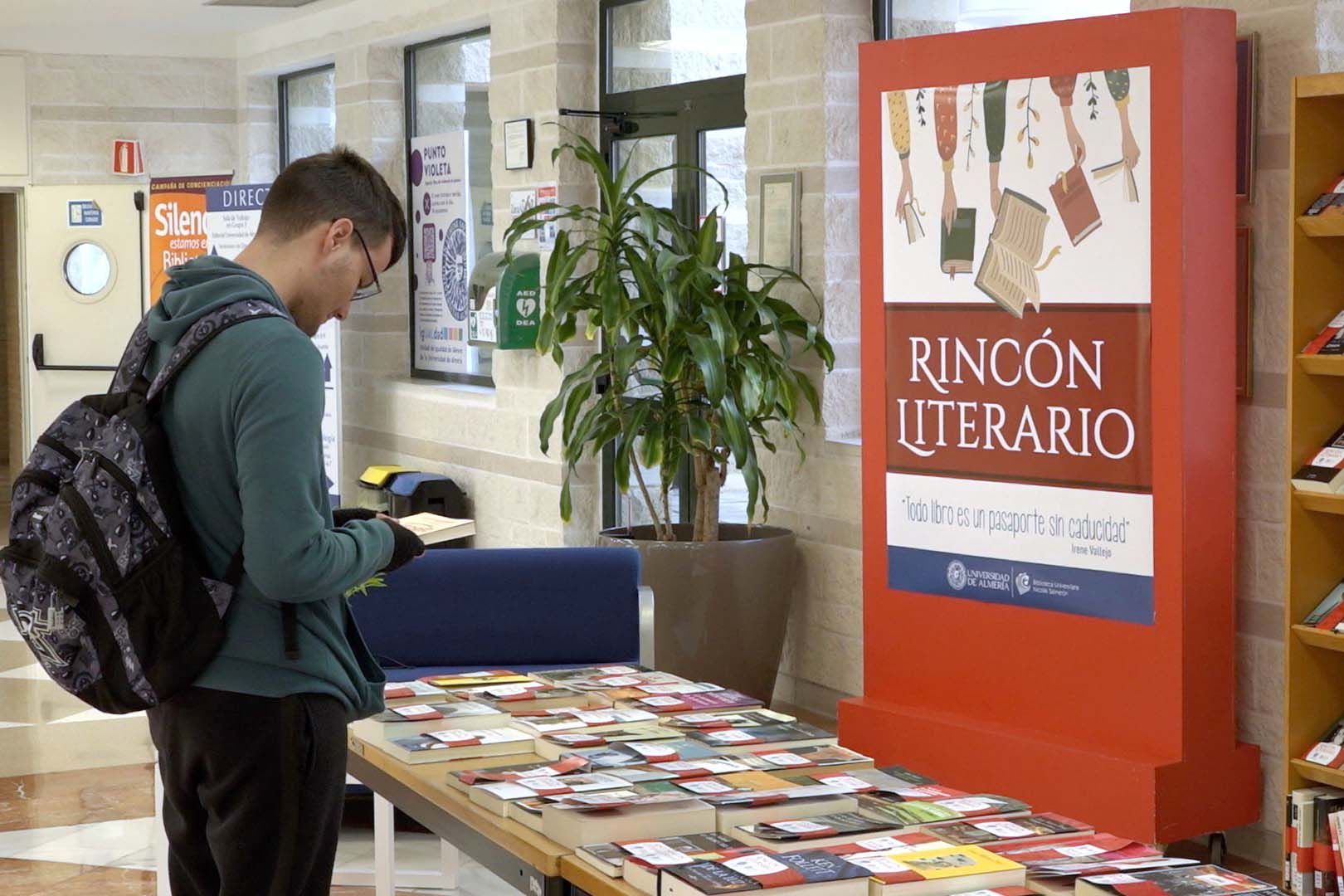 Regresa el ‘Rincón literario’ de la Biblioteca de la UAL con 80 nuevos ejemplares