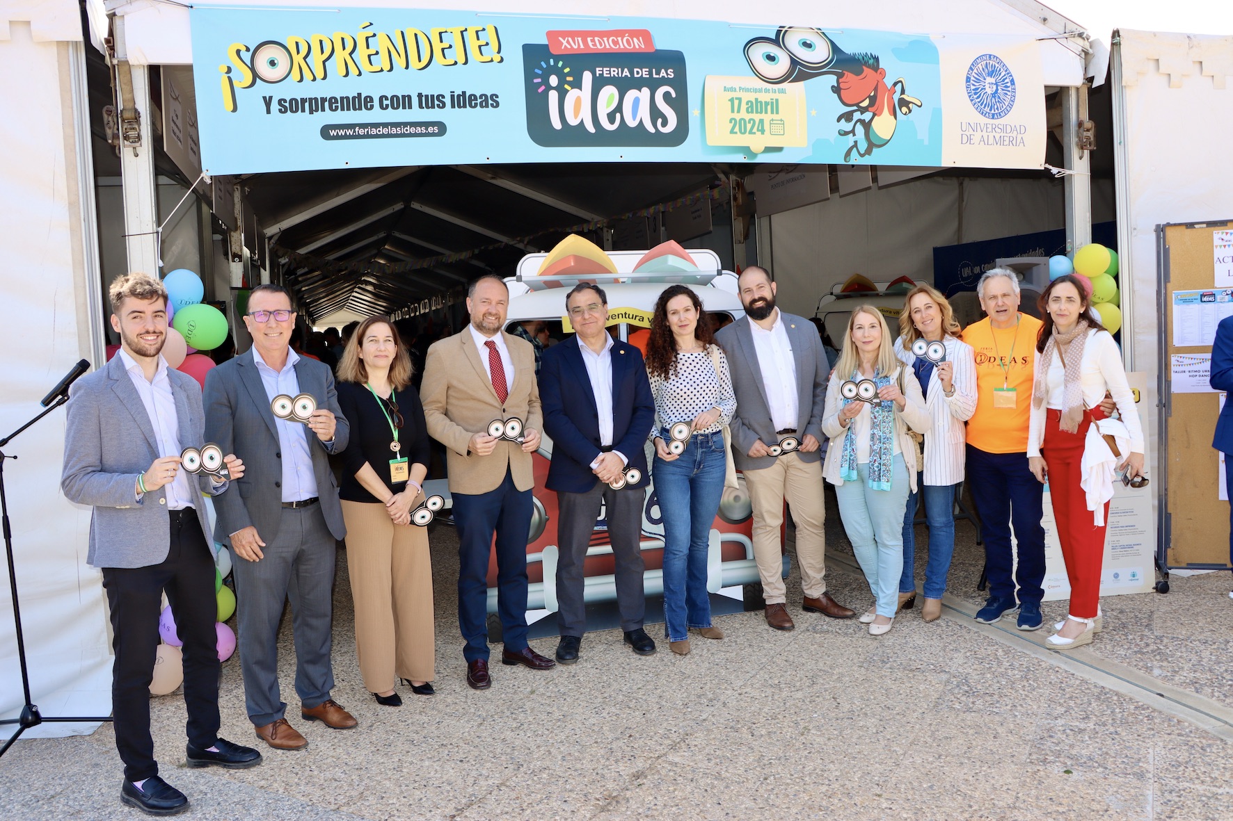 La Feria de las Ideas de la Universidad de Almería bate récords y es un hervidero de emprendedores y actividades