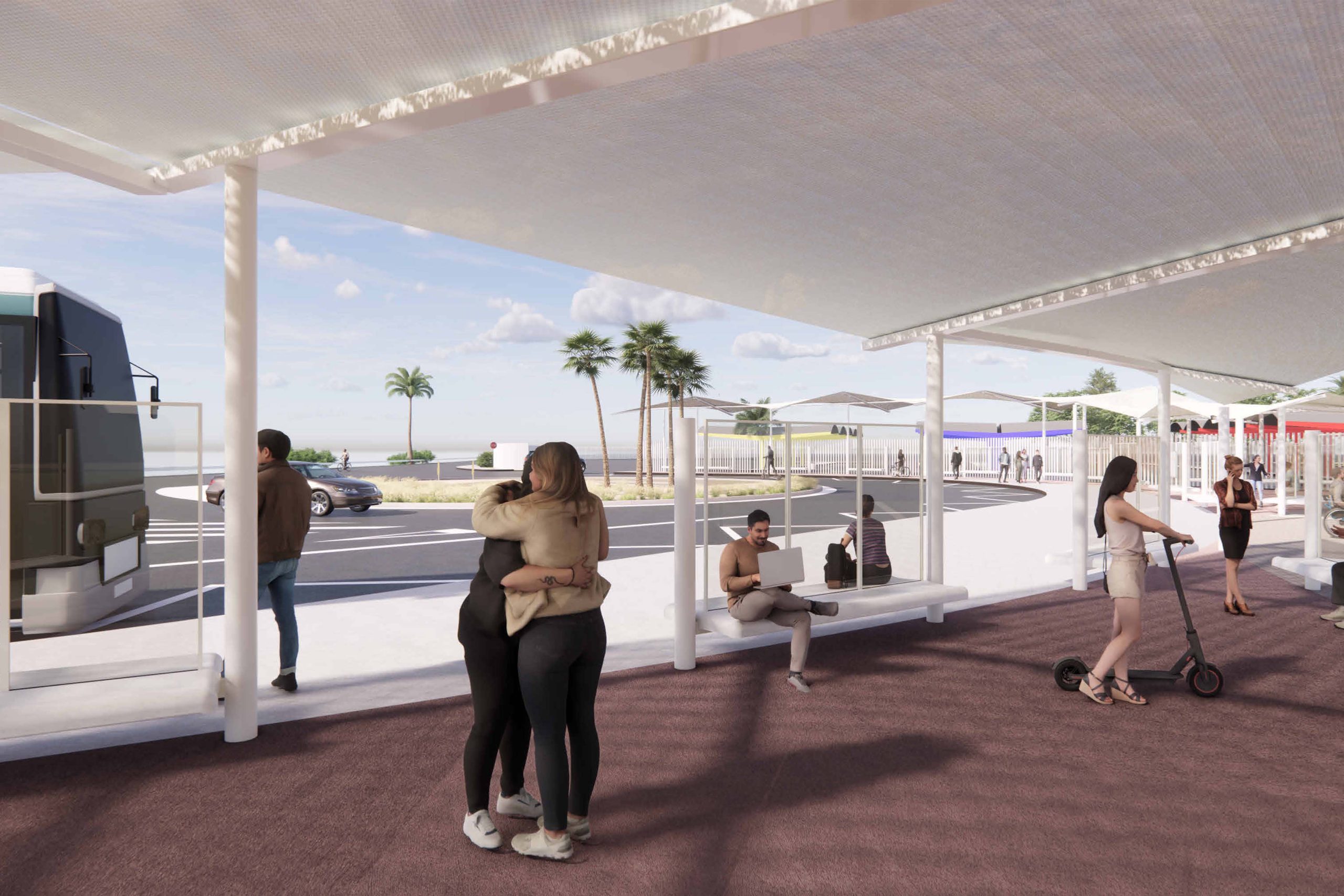 Adjudicada la obra del nuevo espacio de espera para autobuses