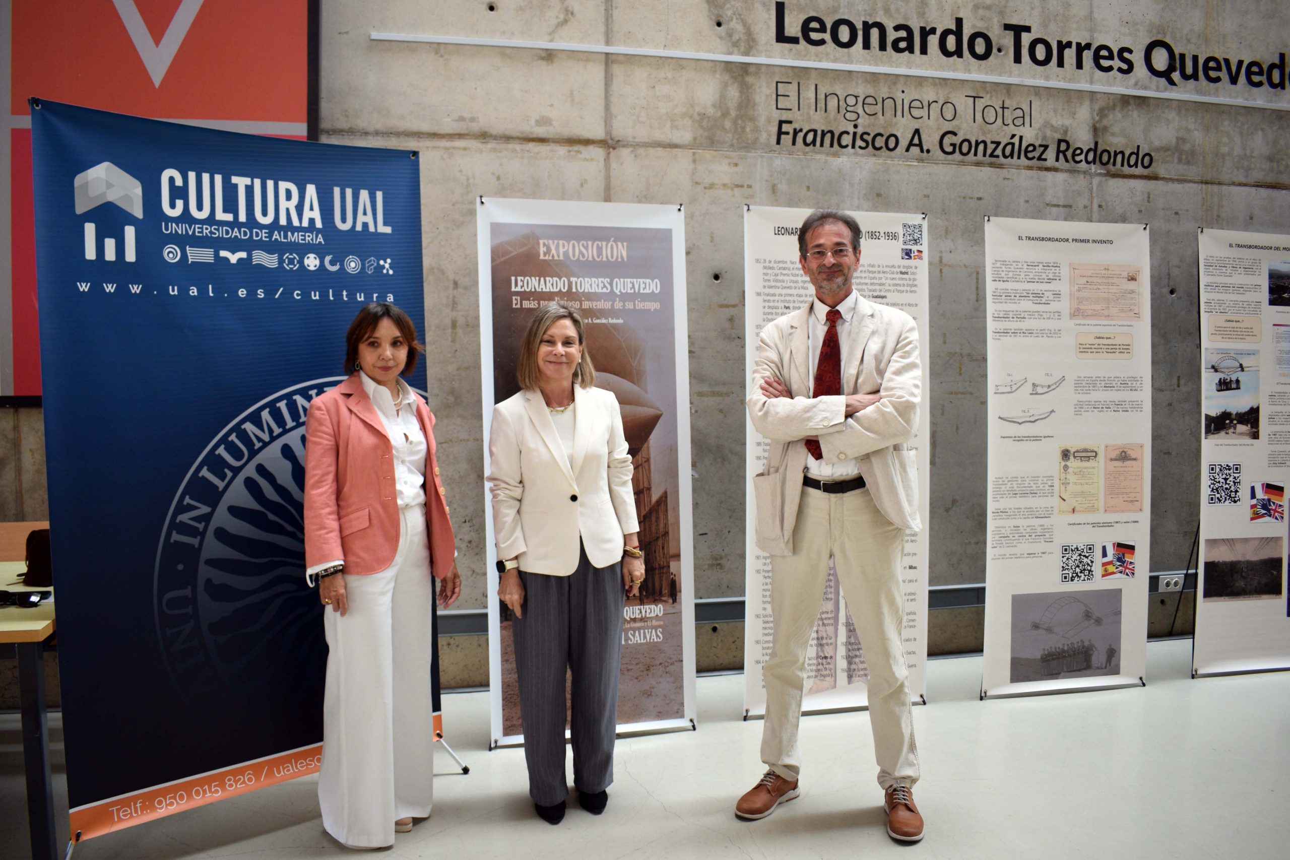 La Universidad de Almería inaugura una exposición sobre Leonardo Torres Quevedo, “el ingeniero total»