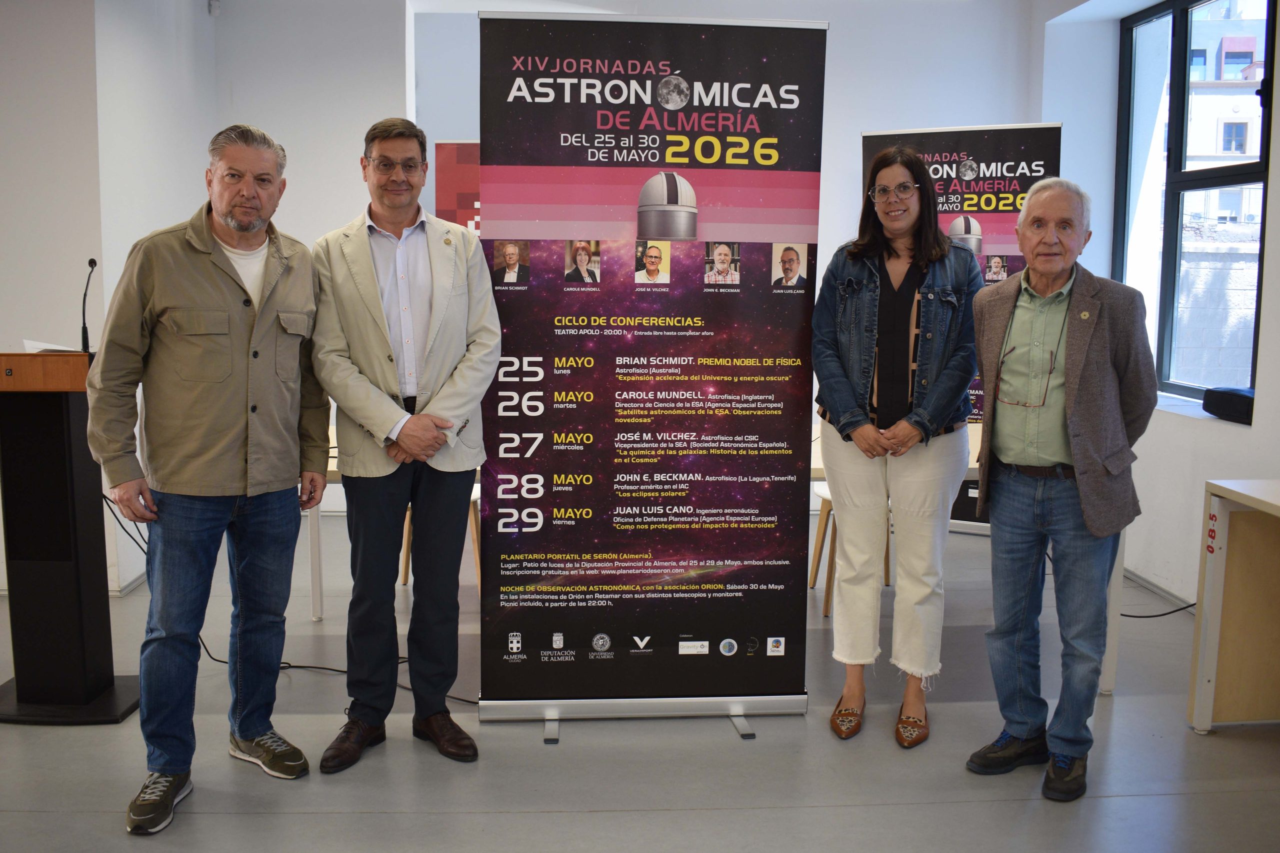 Almería volverá a ser el centro neurálgico del conocimiento del cosmos del 25 al 30 de mayo con las XIV Jornadas Astronómicas